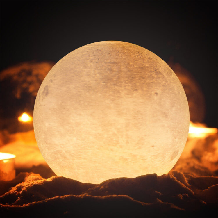 Extra Large Inch Touch Control Moon Lamp - Gambar 2
